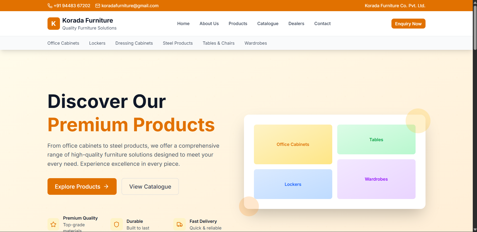 Furniture Store Website